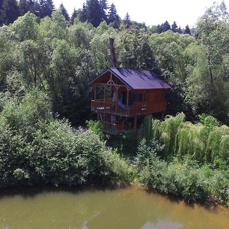 Cuibul Vulturilor - Casuta In Copac Villa Moisei Eksteriør billede